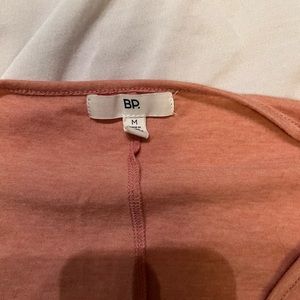 Pink wrap around shirt